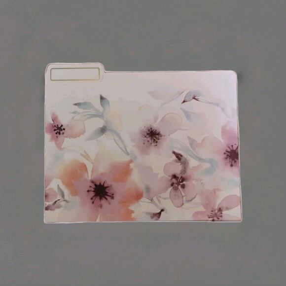 U Brands 12 Ct Floral Blooms File Folders, 2 packs, Holds 8.5" x 11" Paper - NEW - Picture 2 of 6